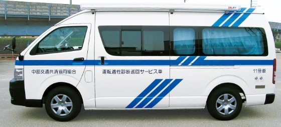 中部交通共済協同組合 様　車載型CRT運転適性検査器Ⅴ（T.K.K.7055）